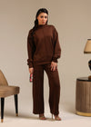 Stanxe Signature Co-Ord Set Dark Brown