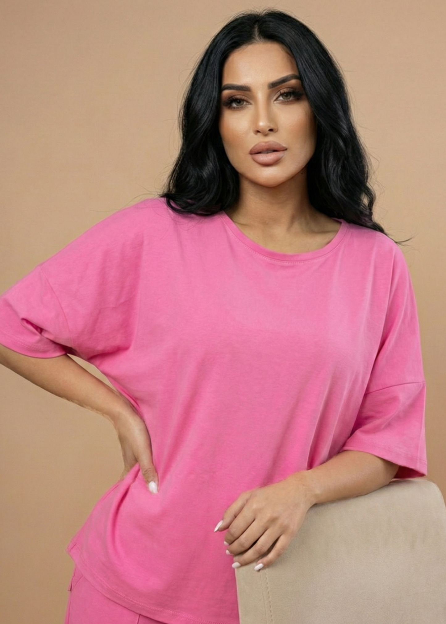 Stanxe Lavender Lounge Set (Pink)