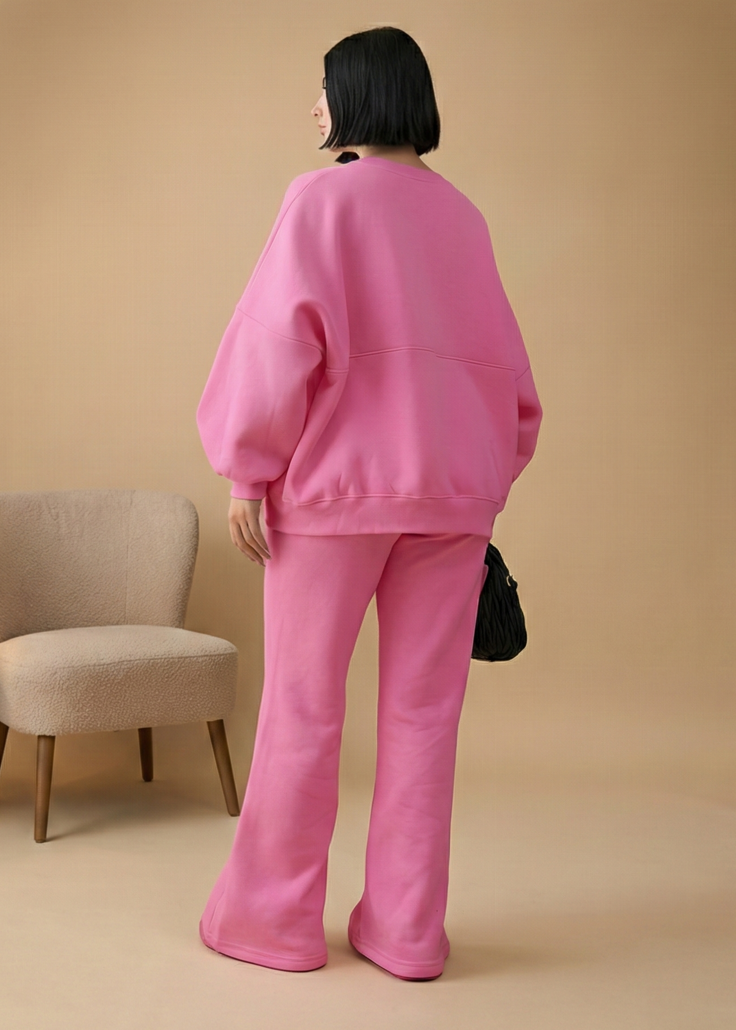 Stanxe Luxury Co-Ord Set Pink