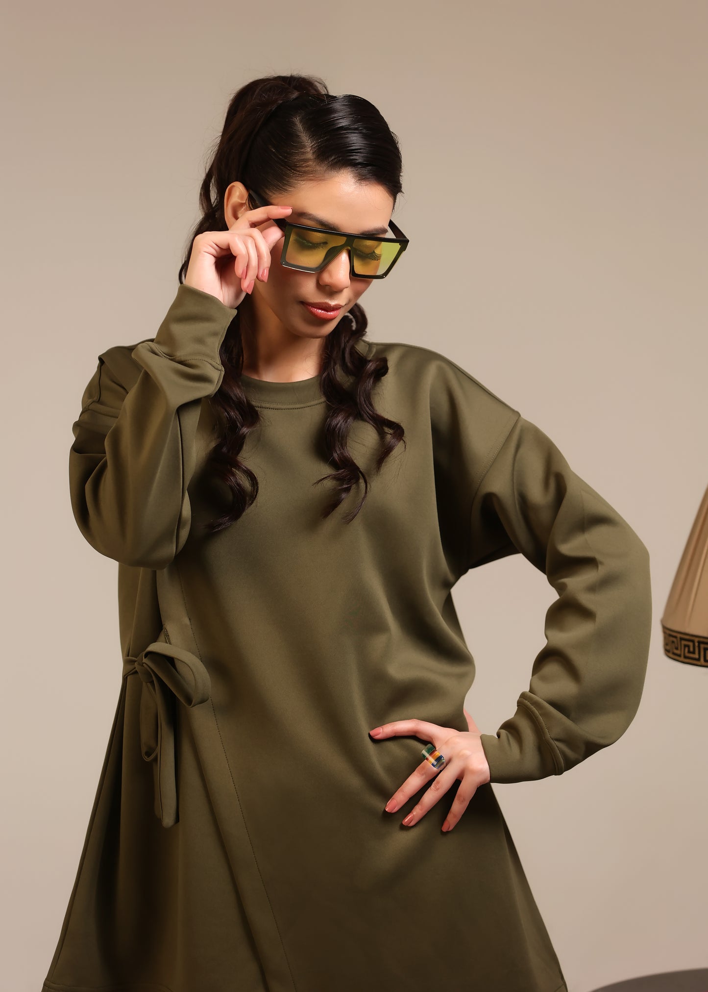 Daily Essential Matching Set Olive green