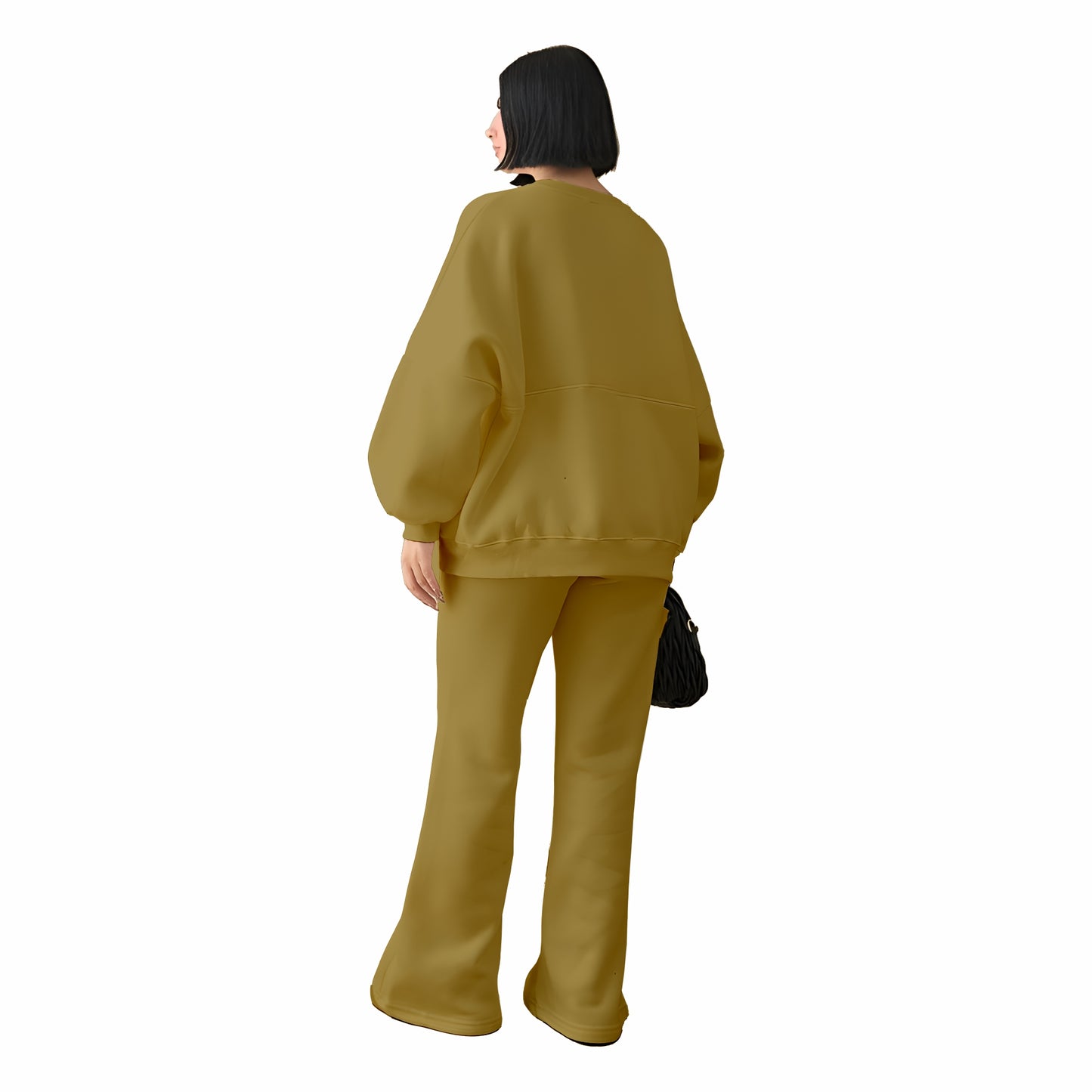 Stanxe Luxury Co-Ord Olive Green