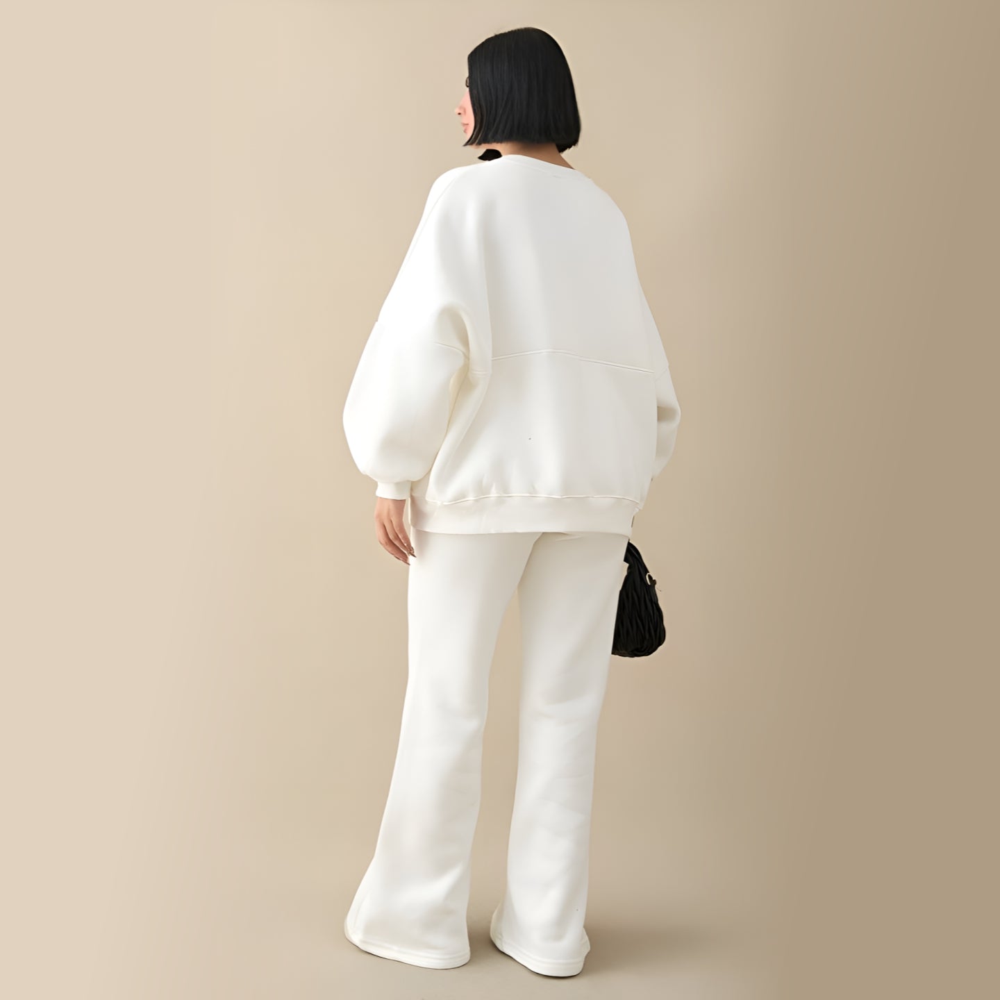 Stanxe Luxury Co-Ord Set White