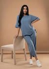 Stanxe Lavender Lounge Set (Light Denim Blue)