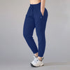 Women Chic Utility Pants - Navy