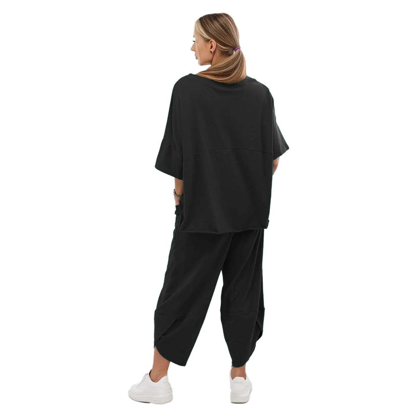 Stanxe Lavender Lounge Set (Black)