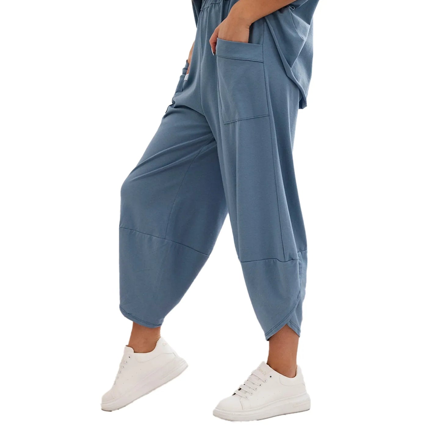 Stanxe Lavender Lounge Set (Light Denim Blue)