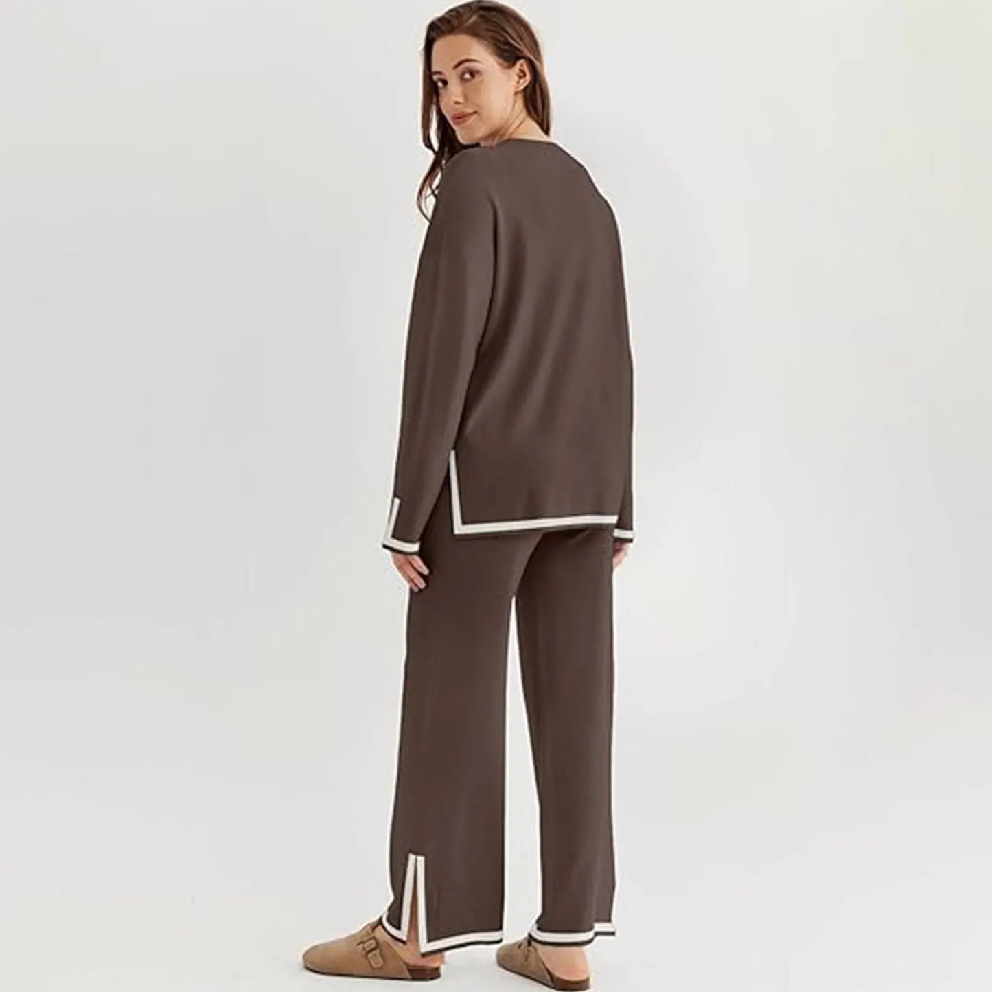 Stanxe DreamLine Co-ord (Brown)