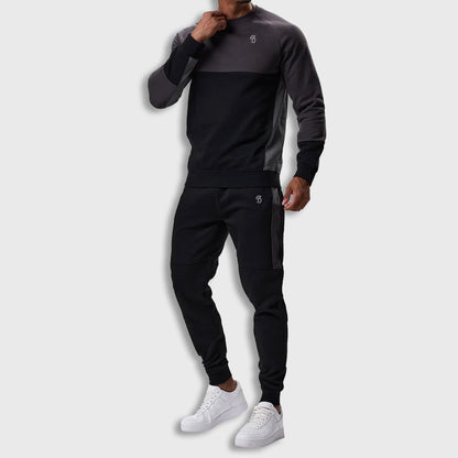 Velocity Crew Tracksuit- Black