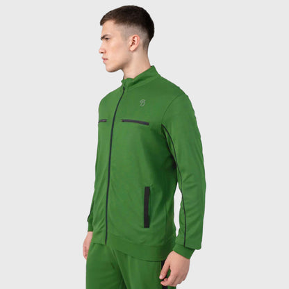 Olive Zipper Play Tracksuit