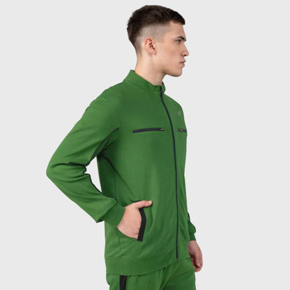 Olive Zipper Play Tracksuit