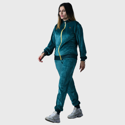 Women Ovale Velvet Tracksuit