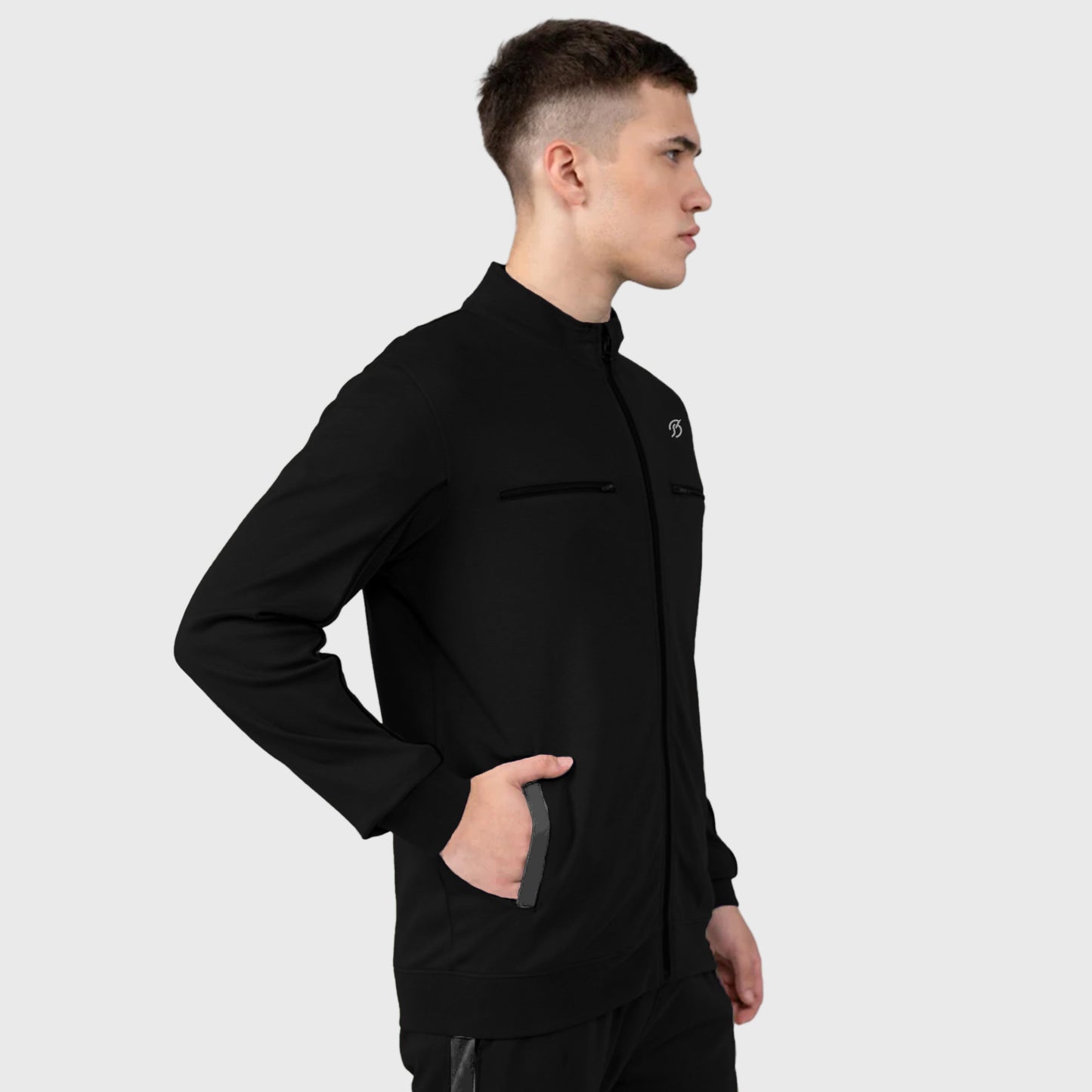 Black Zipper Play Tracksuit