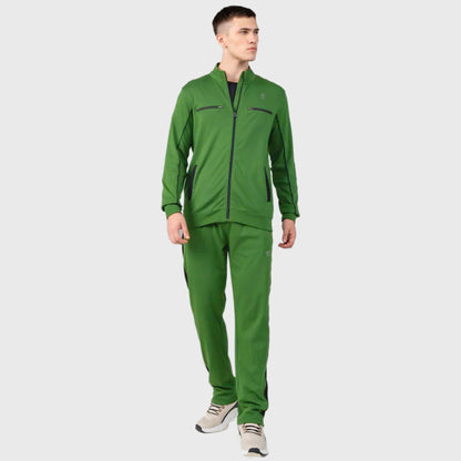 Olive Zipper Play Tracksuit