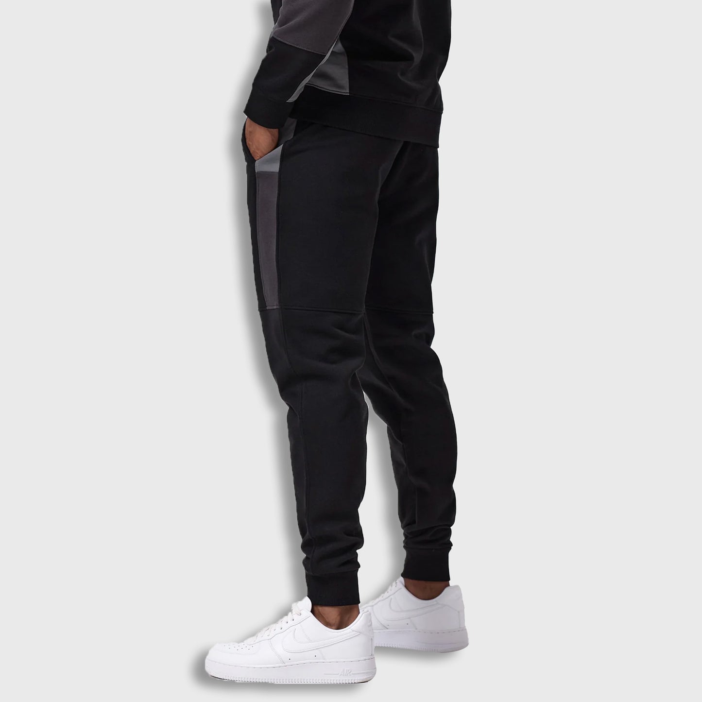 Velocity Crew Tracksuit- Black