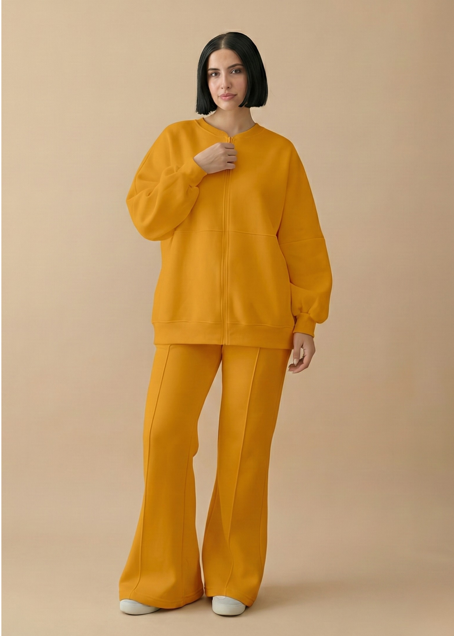 Stanxe Luxury Co-Ord Set Orange