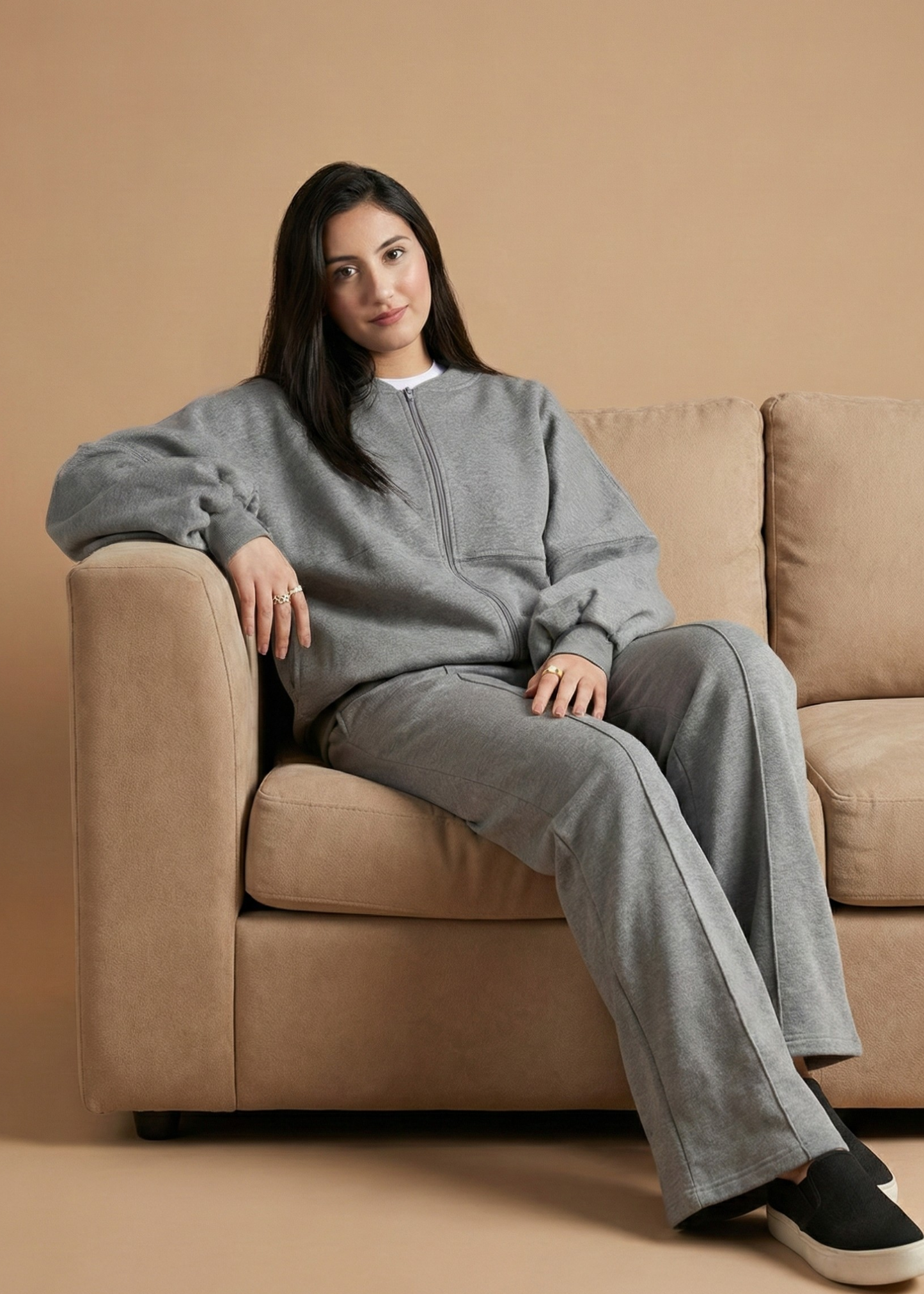 Stanxe Luxury Co-Ord Set Moonstone Grey