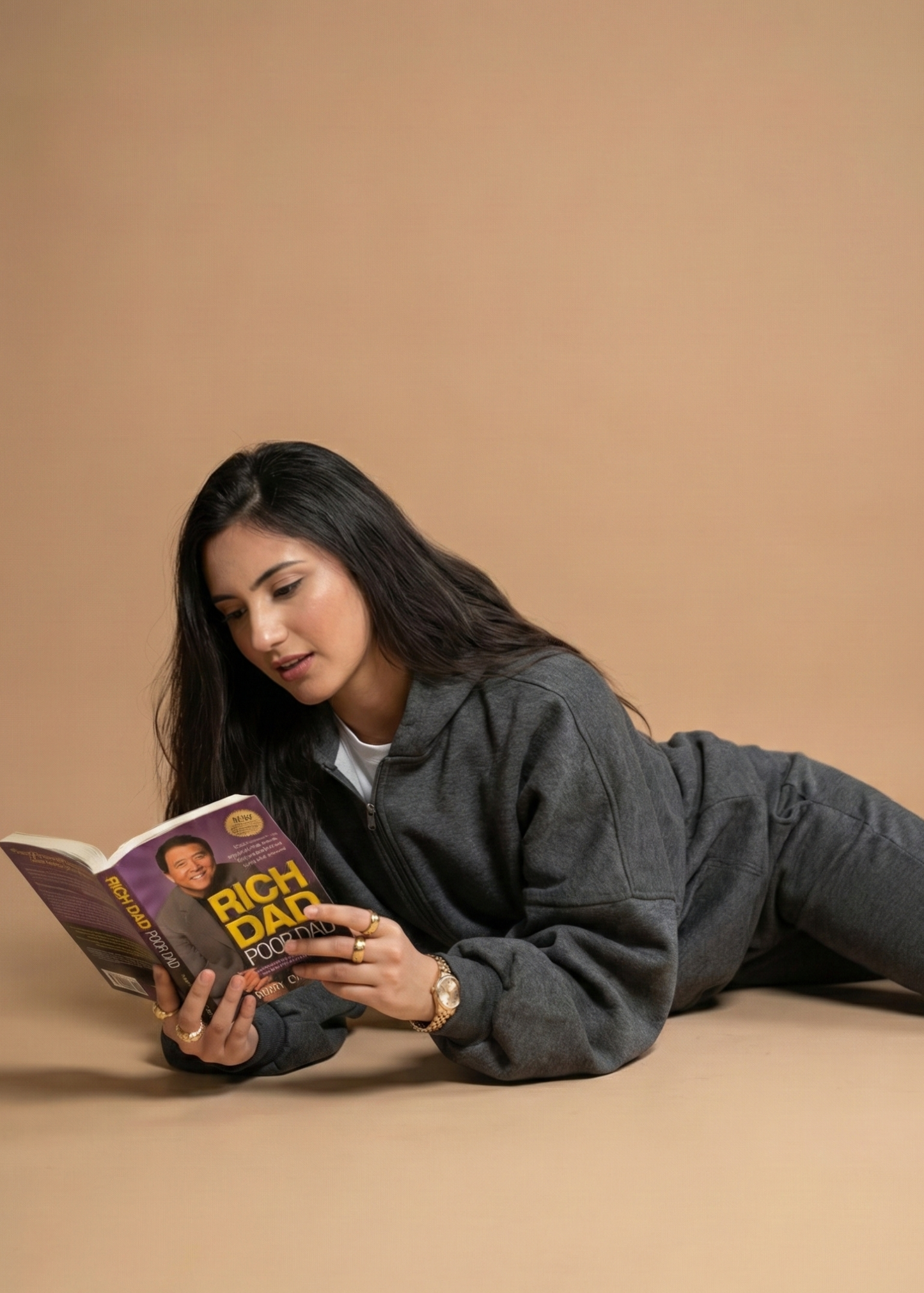 Stanxe Luxury Co-Ord Set Charcoal Grey