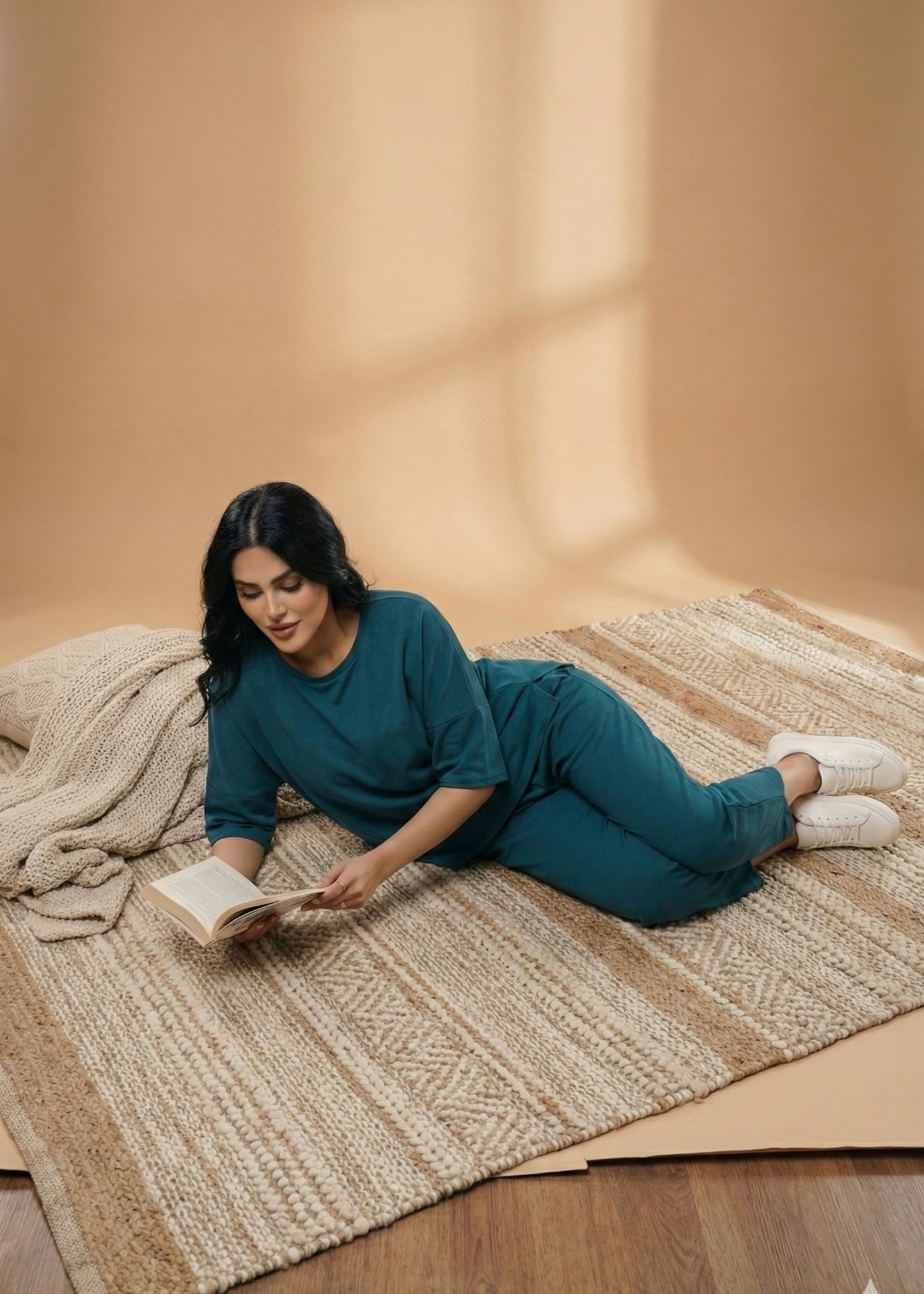 Stanxe Lavender Lounge Set  (Teel Blue)