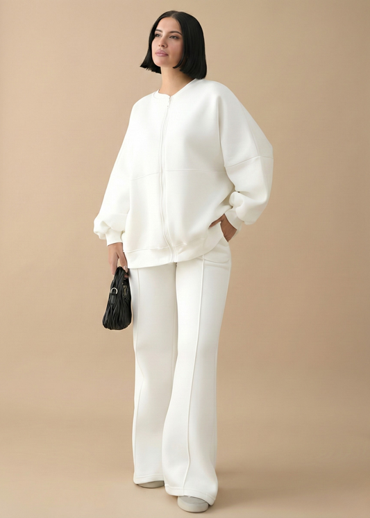 Stanxe Luxury Co-Ord Set White