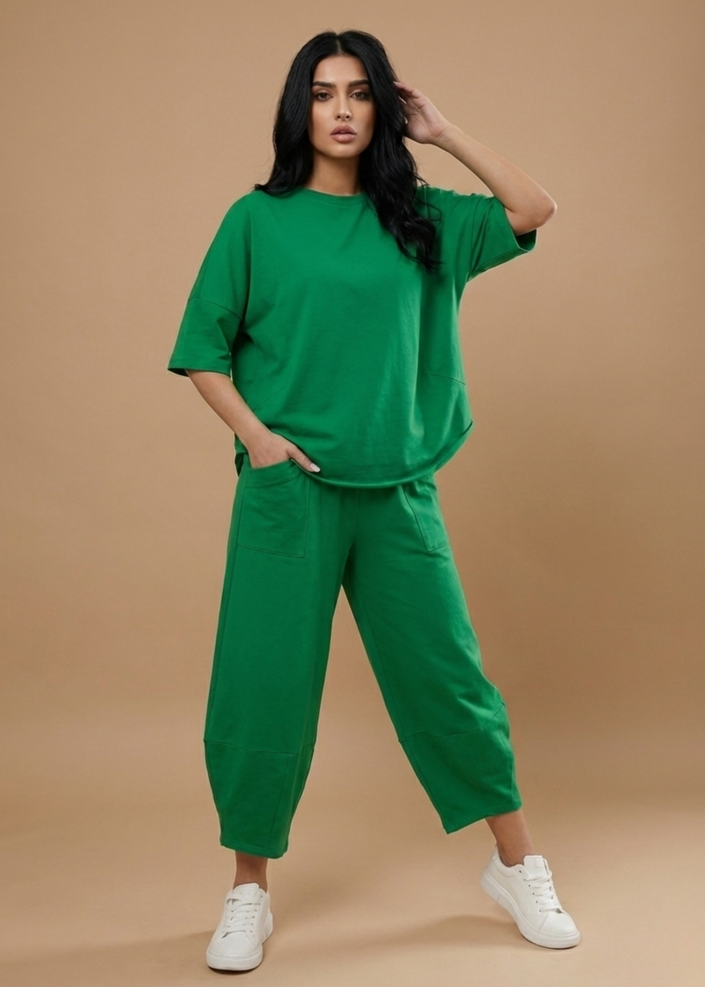 Stanxe Lavender Lounge Set  (Green)