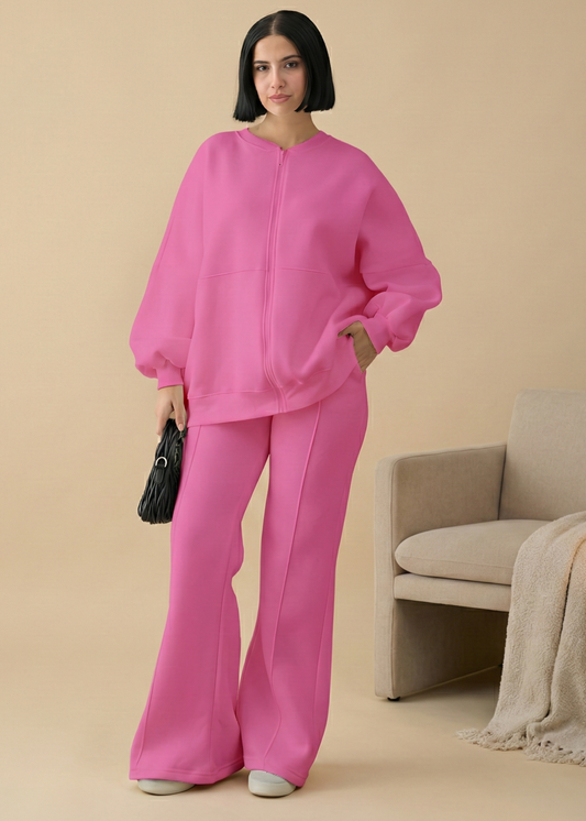 Stanxe Luxury Co-Ord Set Pink