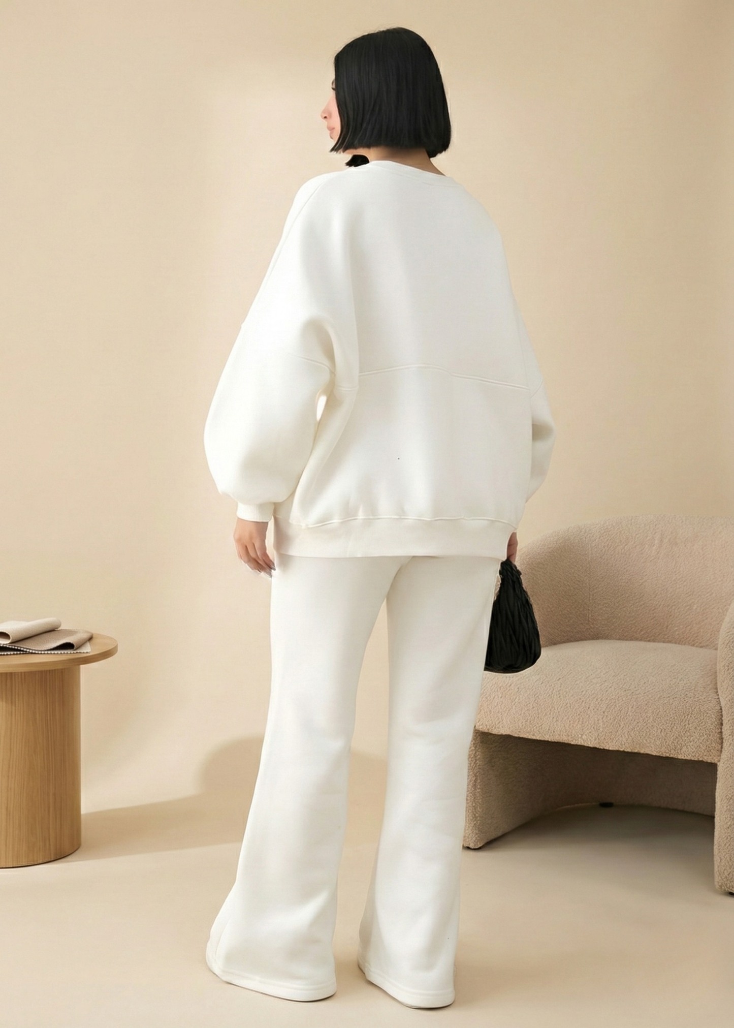 Stanxe Luxury Co-Ord Set White