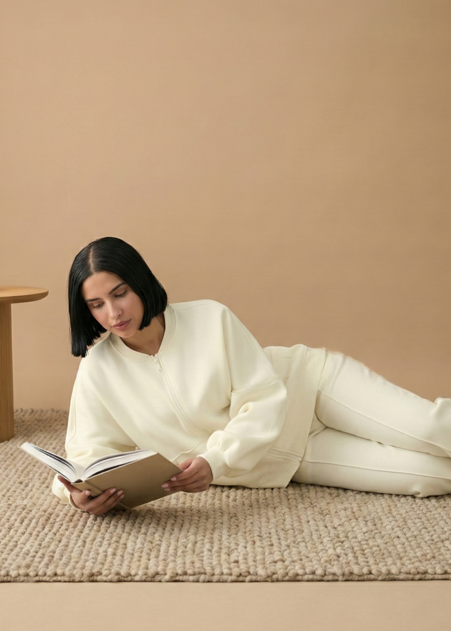 Stanxe Luxury Co-Ord Set Ivory