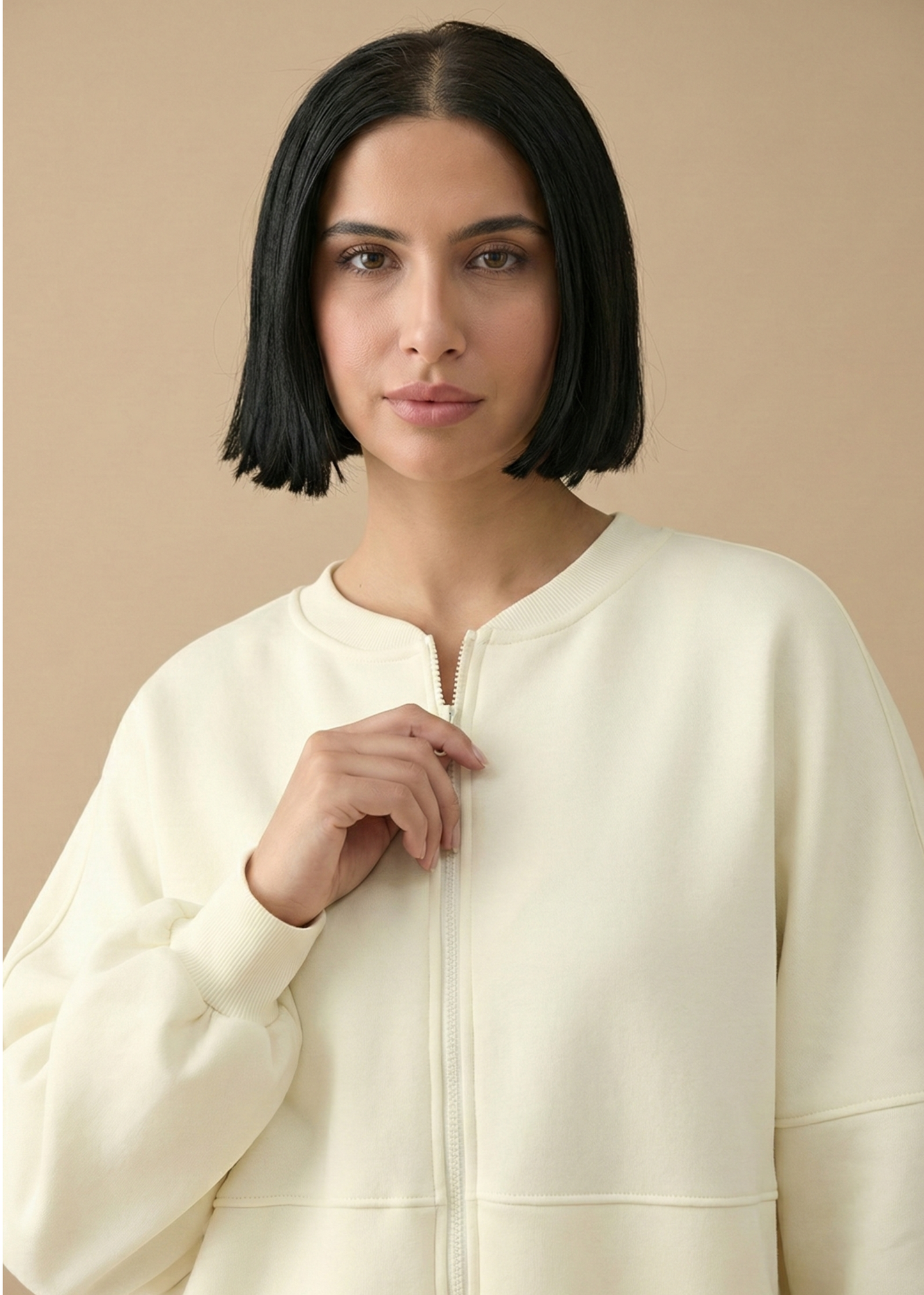 Stanxe Luxury Co-Ord Set Ivory