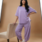Stanxe Lavender Lounge Set  (Light Purple)