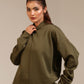 Stanxe Signature  Co-Ord Set Olive Green