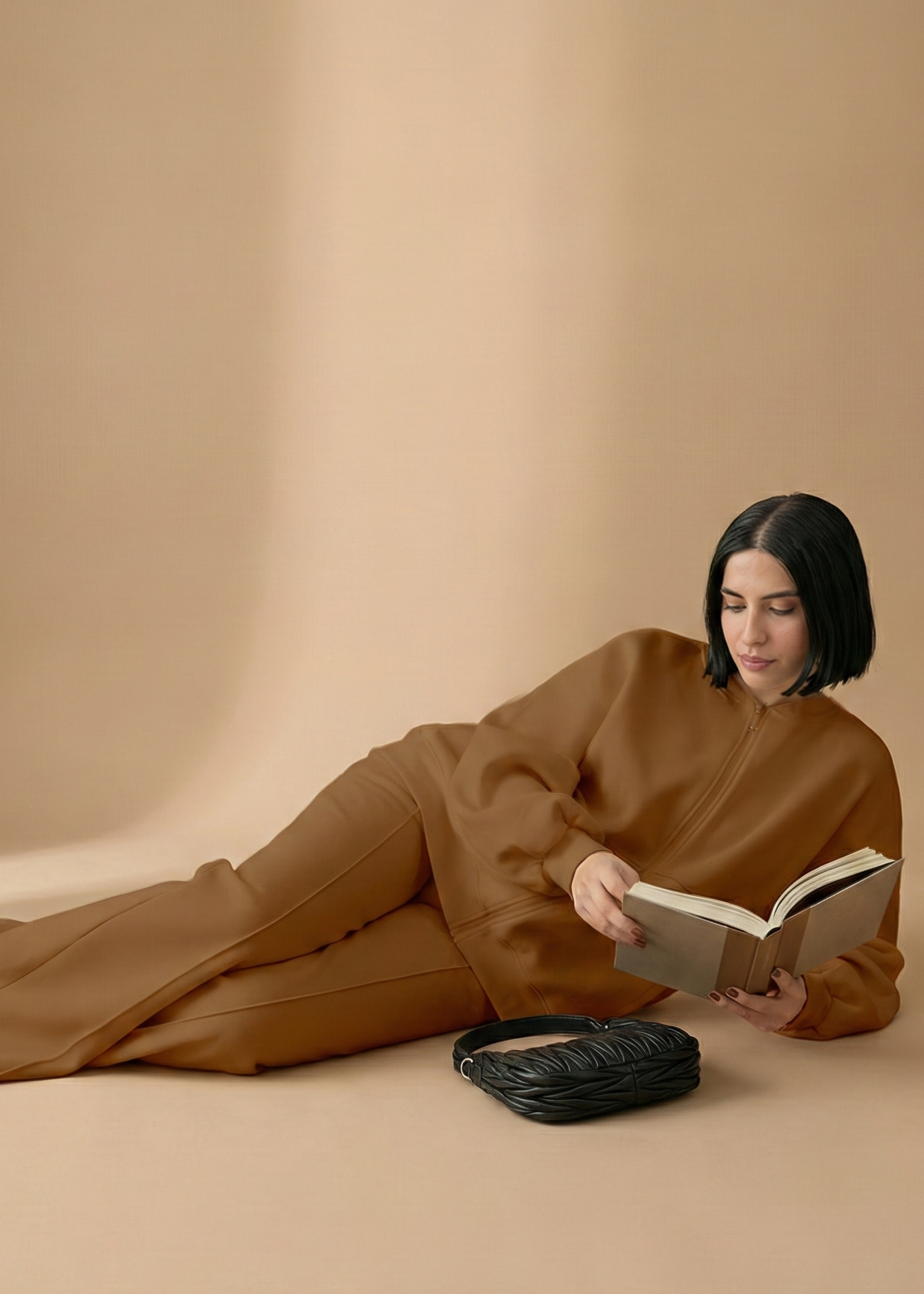 Stanxe Luxury Co-Ord Set Brown