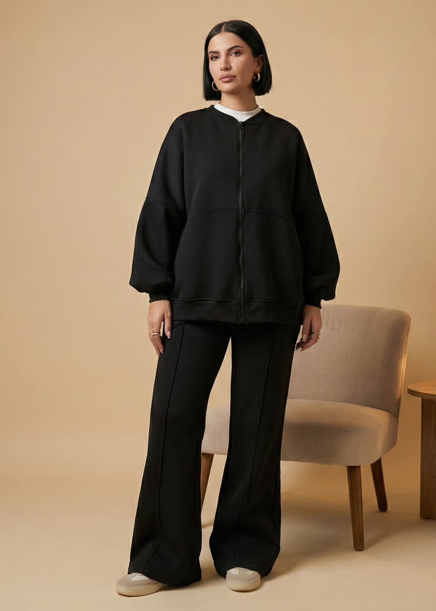 Stanxe Luxury Co-Ord Set Black