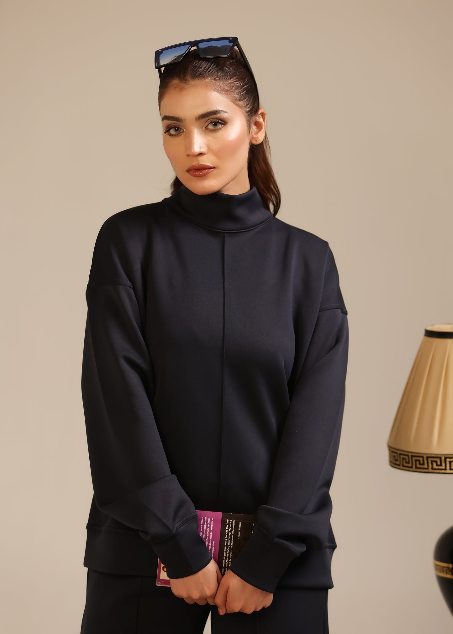 Stanxe Signature  Co-Ord Set Dark Black