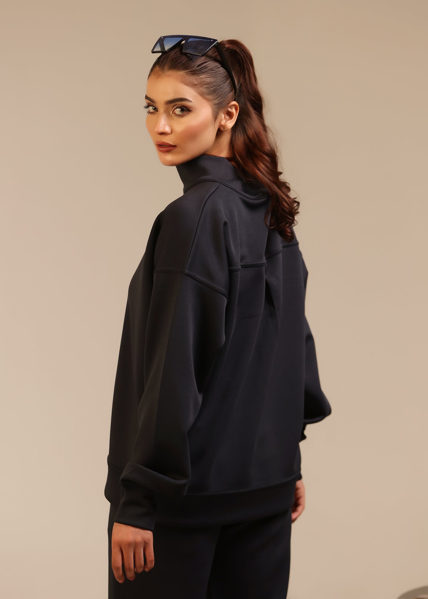 Stanxe Signature  Co-Ord Set Dark Black