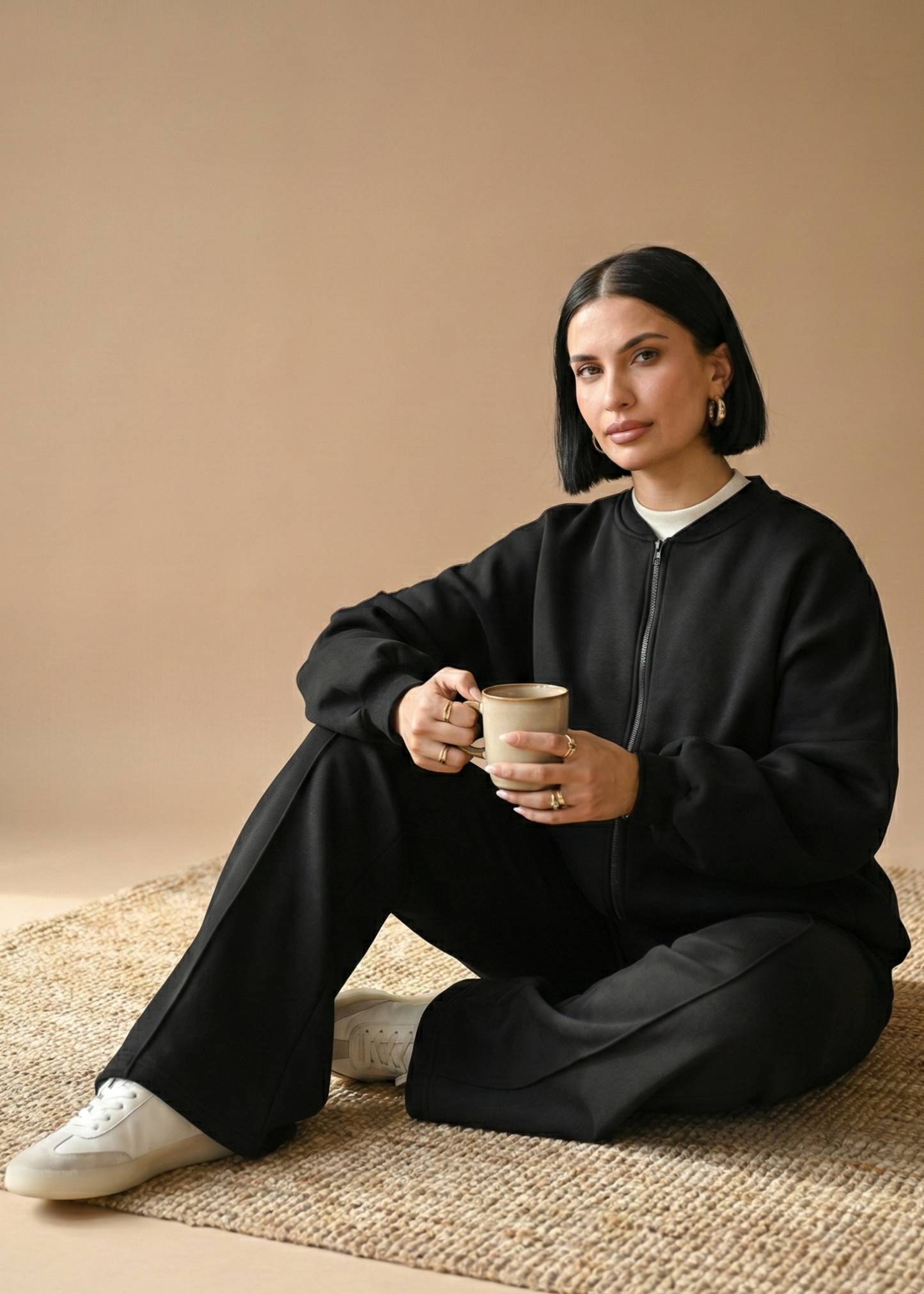 Stanxe Luxury Co-Ord Set Black