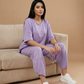 Stanxe Lavender Lounge Set  (Light Purple)