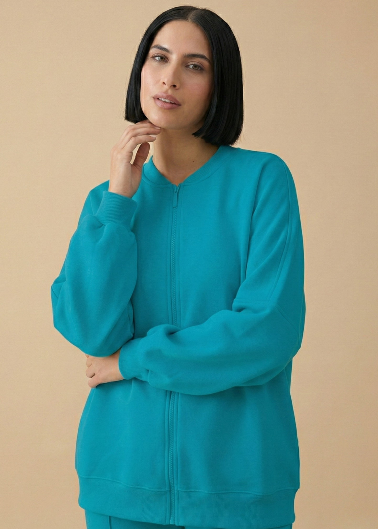 Stanxe Luxury Co-Ord Set Aqua Blue