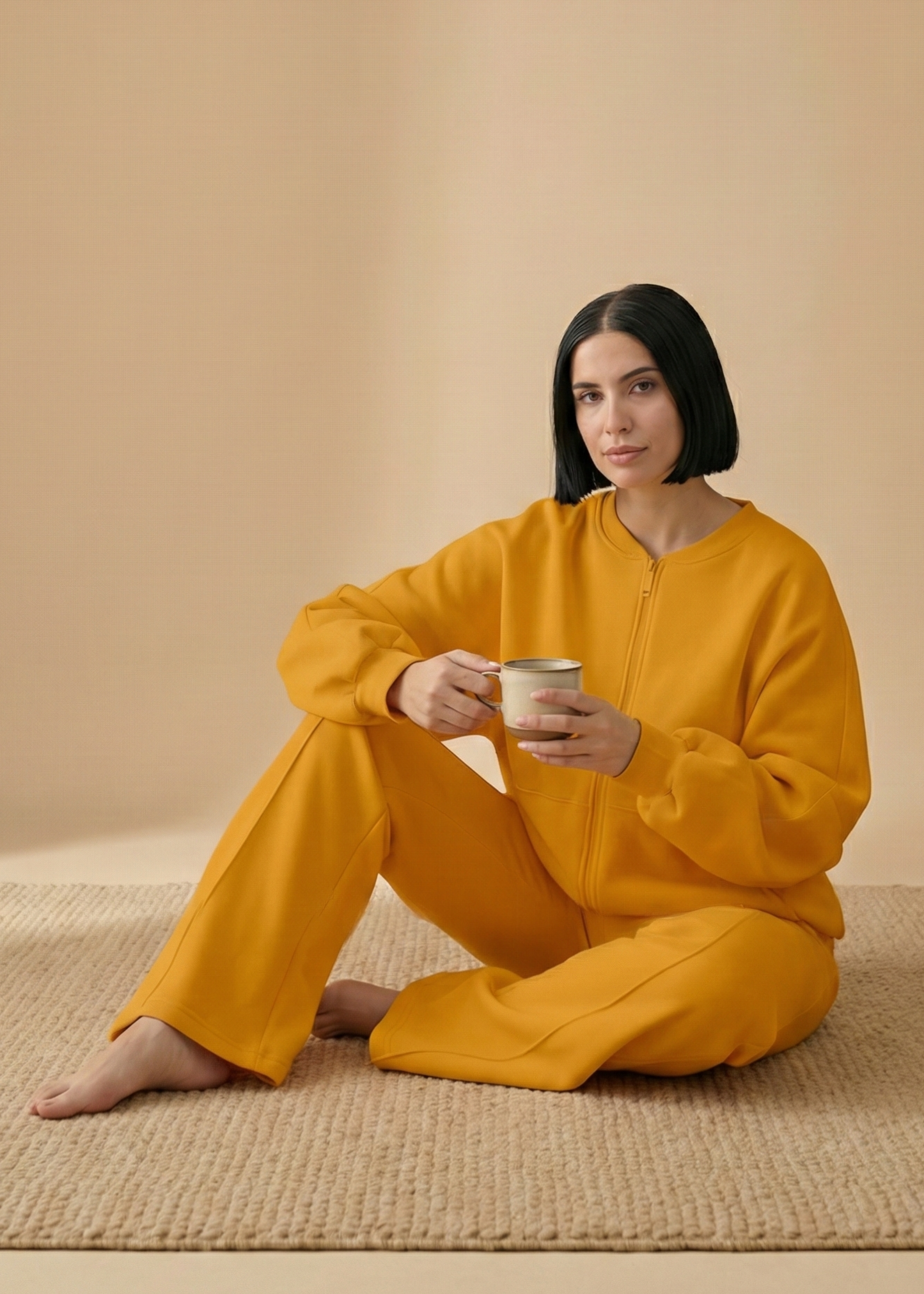 Stanxe Luxury Co-Ord Set Orange