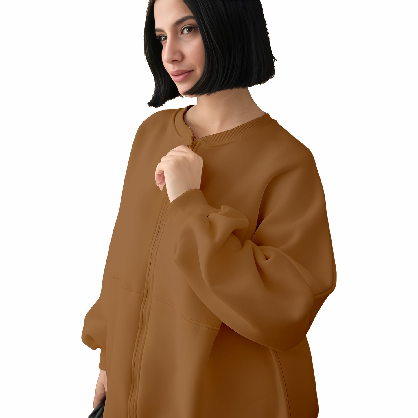 Stanxe Luxury Co-Ord Set Brown