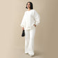 Stanxe Luxury Co-Ord Set White