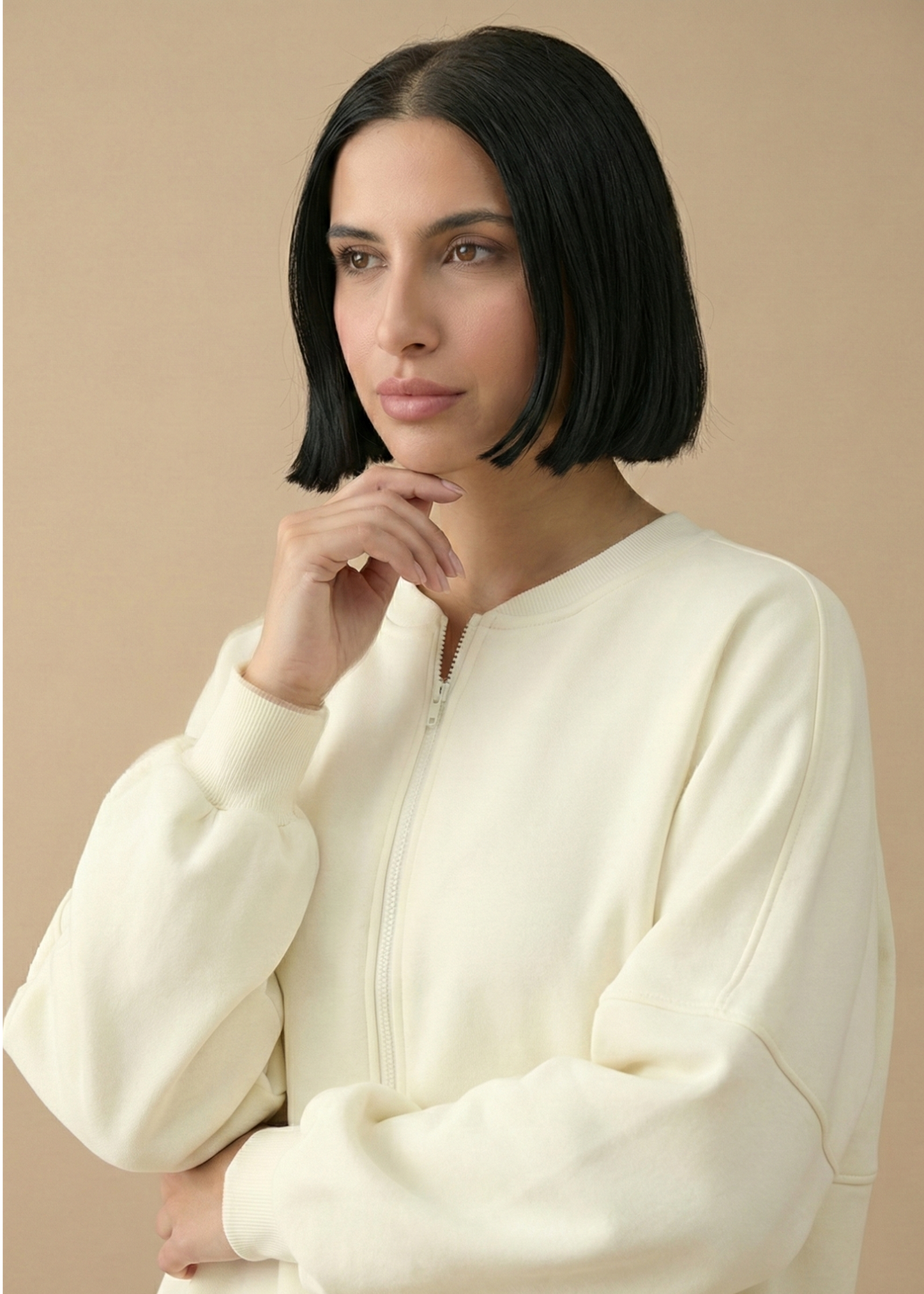 Stanxe Luxury Co-Ord Set Ivory