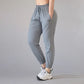 Women Chic Utility Pants - Grey