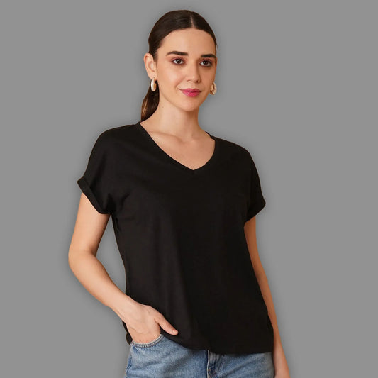 Stanxe V-Roll Tee (Black)