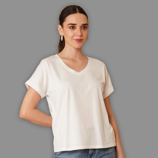 Stanxe V-Roll Tee (White)