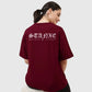 Trendsetter Oversized T-shirt - Maroon