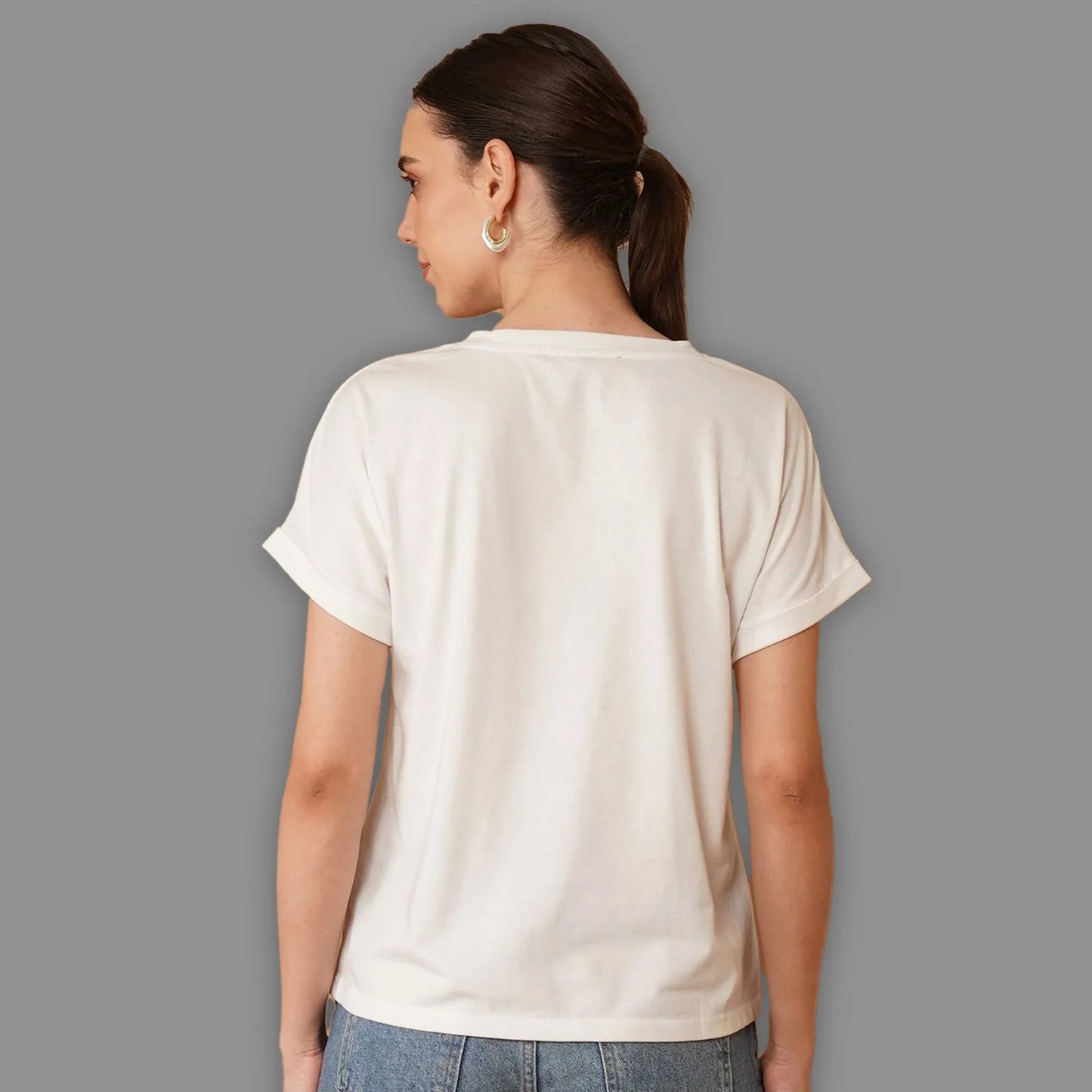 Stanxe V-Roll Tee (White)
