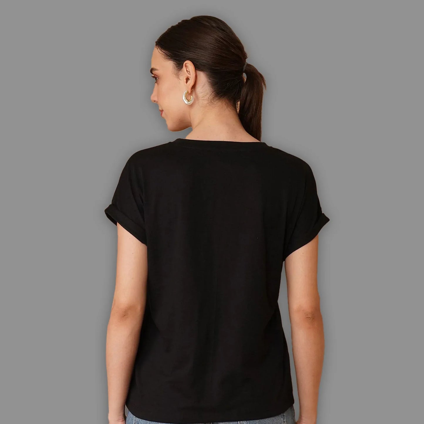 Stanxe V-Roll Tee (Black)