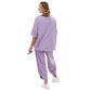 Stanxe Lavender Lounge Set  (Light Purple)