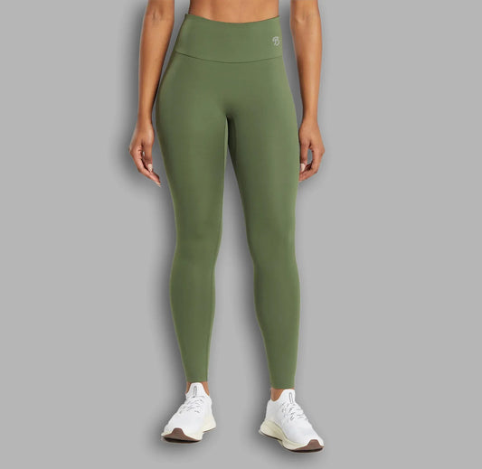 Women Training Leggings - Olive