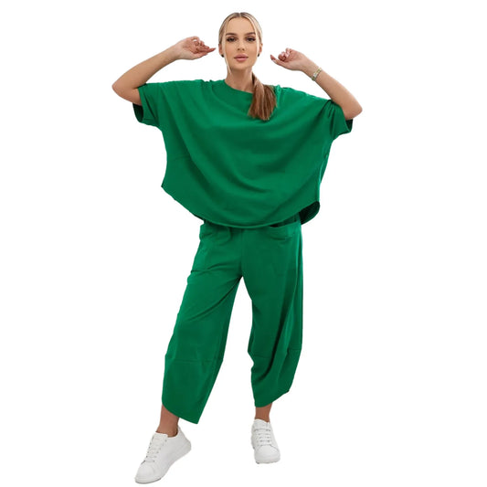 Stanxe Lavender Lounge Set  (Green)